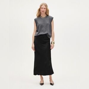 J. Crew Gwyneth Slip Skirt in Viscose Charmeuse